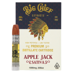 Big Chief THC Cartridge 1G - Apple Jack