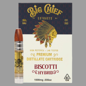 Big Chief THC Cartridge 1G - Biscotti