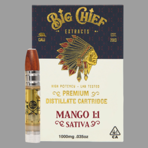 Big Chief THC Cartridge 1G - Mango 1:1